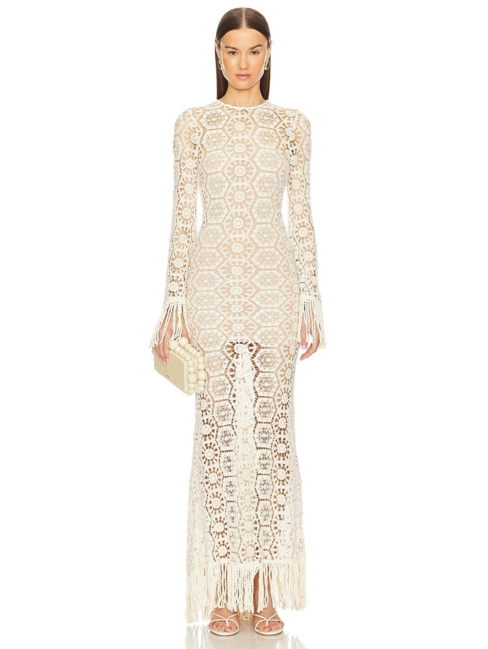 Bronx And Banco Maia Fringe Gown